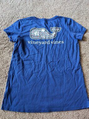 VV royal blue classic whale pocket tee (YL - 14)